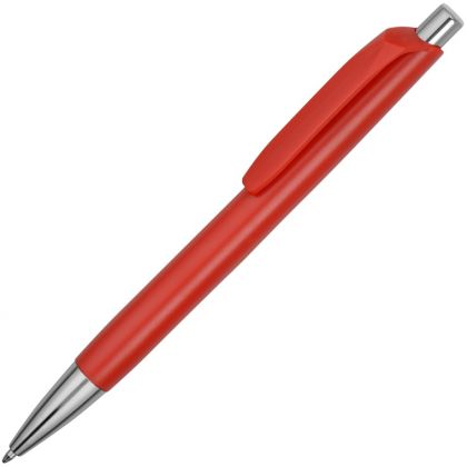 Шариковая ручка, красный/серебристый