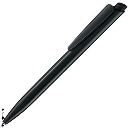 ручка Сенатор с логотипом, SENATOR Dart Polished, полностью черная