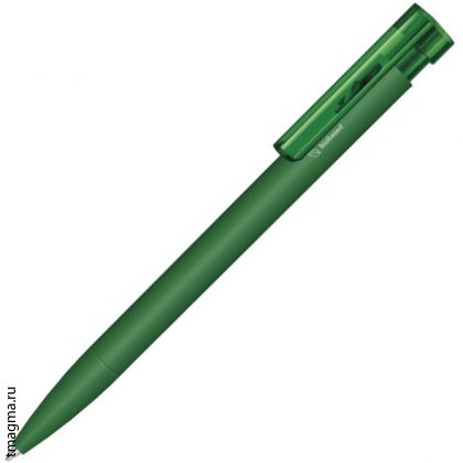 ручка Senator Liberty Bio Matt Clip Clear, зеленая 349