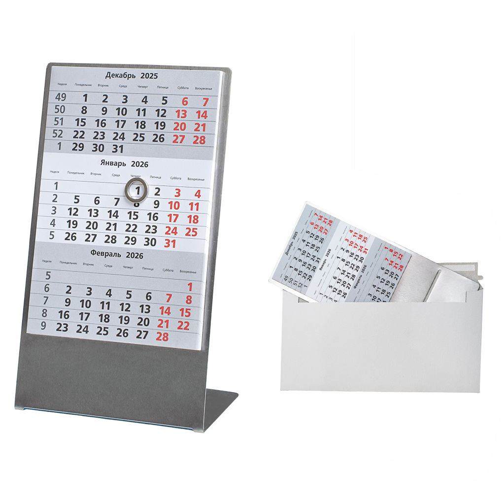 календарь металлический настольный календарь металлический настольный